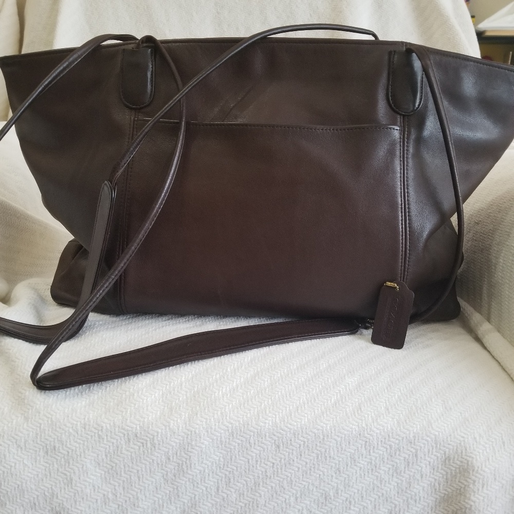 Large Brown Coach Vintage Bag